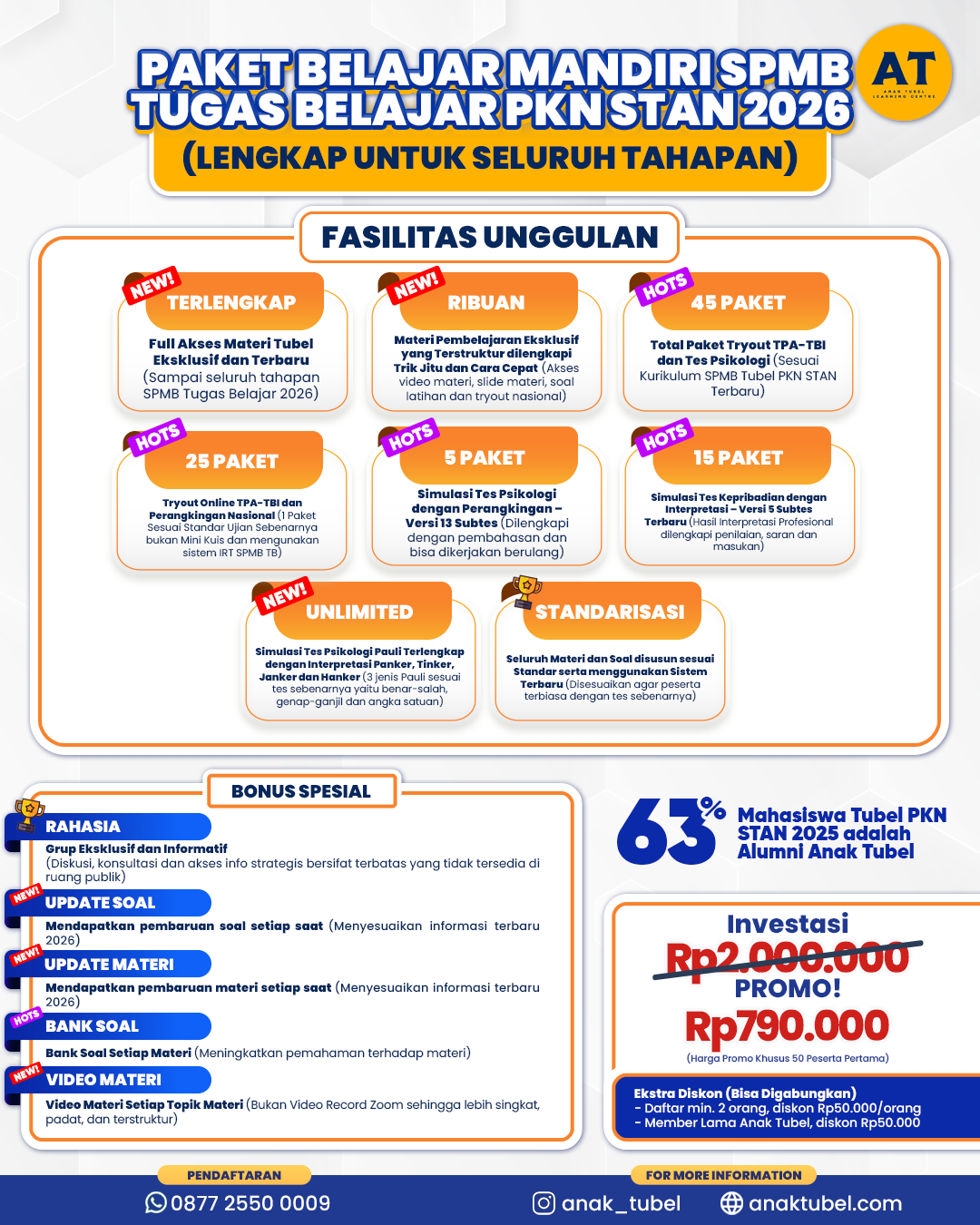 PAKET BELAJAR MANDIRI TUBEL PKN STAN 2026