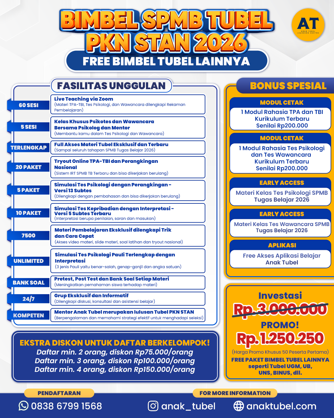 SPMB-PT PKN STAN 2026 (FREE AKSES BIMBEL LAINNYA)